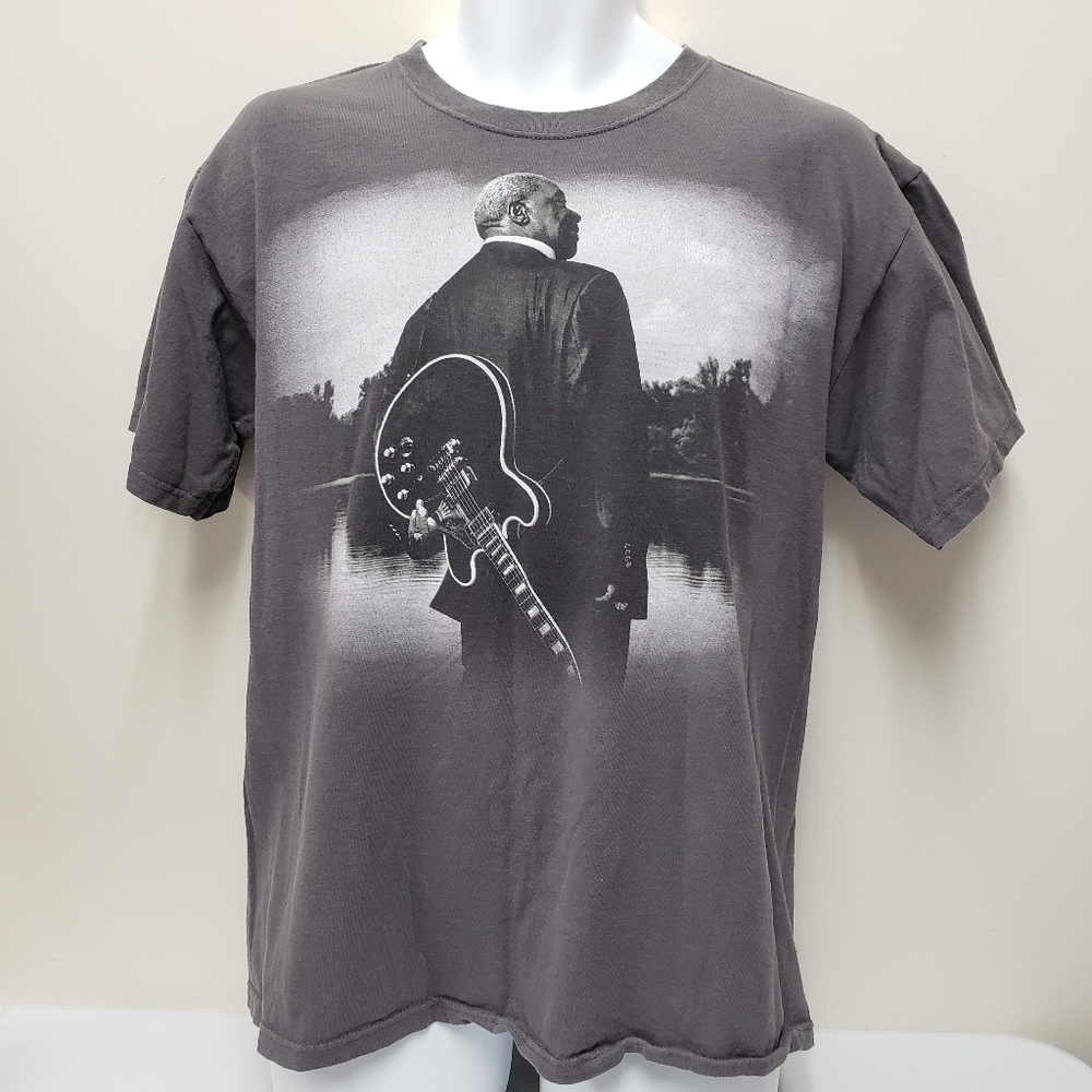 Bb King Mens King of the Blues 2014 Tour Tshirt Gray Size Large